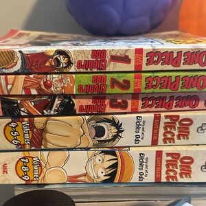 One Piece Manga Volumes 1-6